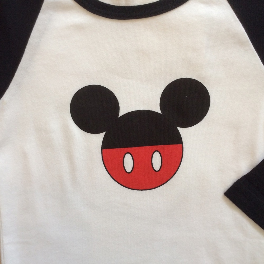 Mickey Mouse Raglan Top - Picture 2 of 2